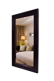 Solid Wooden Frame Decorative Wall Mirror for Bedroom Bathroom