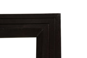 Wooden Frame Decorative Wall Mirror for Bedroom Bathroom ( Walnut Finish)