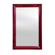 Solid Wood Frame Decorative Wall Mirror for Home