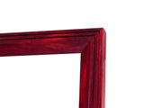Solid Wood Frame Decorative Wall Mirror for Home