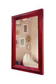 Wood Frame Decorative Wall Mirror for Home