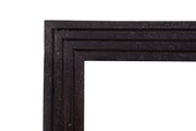 Solid Wood Wall Mirror Frame for Bedroom & Living Room Home (Walnut Finish)
