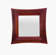 Solid Wood Frame Decorative Wall Mirror for Home