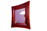 Wooden Frame Decorative Wall Mirror for Home