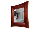 Solid Wood Frame Decorative Wall Mirror for Home