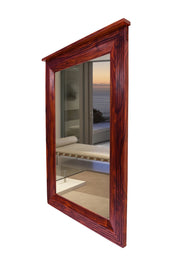 Solid Wood Frame Wall Mirror for Bedroom & Home
