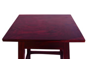 Solid Wood Step Stool Table (Maple Finish)