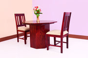 Solid Wood 2 Seater Dining Table Set for Dining Room