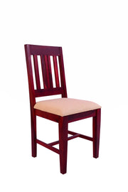 Solid Wood Round Dining Table 4 Seater with Cushions Chairs for Dining Room