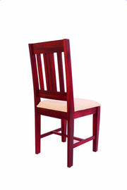 Solid Wood Round Dining Table 4 Seater with Cushions Chairs for Dining Room