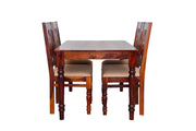 Wooden Dining Table 4 Seater with Cushion Chair for Dining Room
