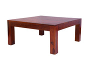 Solid Wood Center Coffee Table for Living Room in honey Finish