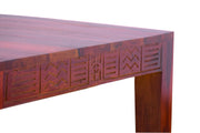 Solid Wood Center Coffee Table for Living Room in Maple Finish