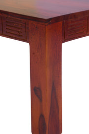 Solid Wood Center Coffee Table for Living Room in honey Finish