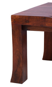 Solid Wood Coffee Table in Mahogany Finish