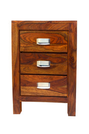 Wooden Bedside Table for Bedroom in Provincial Teak Finish