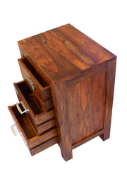 Wooden Bedside Table for Bedroom in Provincial Teak Finish