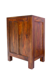 Wooden Bedside Table for Bedroom in Provincial Teak Finish
