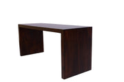 Wooden Coffee Table with Stools for Living Room (Mahogany Finish)