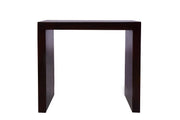Wooden Coffee Table with Stools for Living Room (Mahogany Finish)