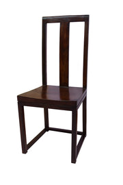 Solid Wood Dining Table 6 Seater for Dining Room in Rosewood Walnut Finish