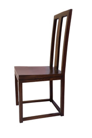 Solid Wood Dining Table 6 Seater for Dining Room in Rosewood Walnut Finish