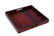 Wooden Breakfast Tray, Serving Tray, Dinner Tray In Maple Finish