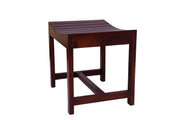 Solid Wood Small Table for Home & Office in Teak Finish