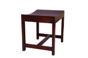 Solid Wood Small Table for Home & Office in Teak Finish