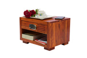 Solid Wood Bedside Table With 1 Drawer