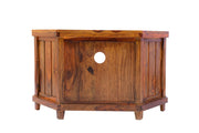 Wooden Tv Cabinet for Living Room & Hall in Provincial Teak Finish