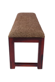 Solid Wood Dining Bench for Living Room in Honey Finish