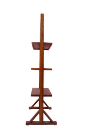 Solid Wood Open Bookshelf Furniture for Living Room