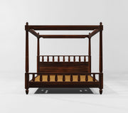 Wooden Queen Size Poster Bed for Bedroom