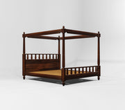 Wooden Queen Size Poster Bed for Bedroom