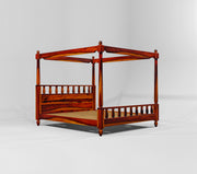 Wooden Queen Size Poster Bed for Bedroom