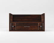 Wooden Wall Mounted Temple with Drawer for Home & Temple Space