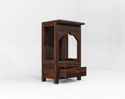 Wooden Temple with Drawer for Home & Temple Space