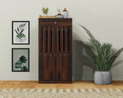 Wooden Shoe Rack with Drawer for Living Room Storage