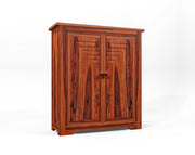 Wooden Shoe Rack with Cabinet Storage for Living Room