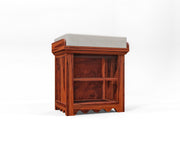 Wooden Shoe Rack with Shelf Storage for Living Room