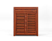 Solid Wood Shoe Rack with Drawer for Living Room Storage