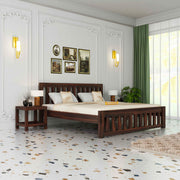Wooden Queen Size Bed without Storage for Bedroom