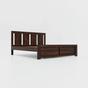 Solid Wood Queen Size Bed Without Storage for Bedroom