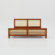 Wooden King Size Bed Without Storage for Bedroom