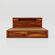 Wooden Queen Size Bed without Storage for Bedroom