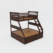 Solid Wood Double Bunk Bed for Bedroom