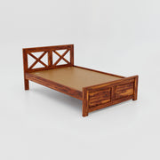 Wooden Single Bed for Bedroom & Living Room