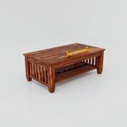 Wooden Coffee Table for Living Room in Honey Finish
