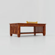 Wooden Coffee Table for Living Room in Honey Finish